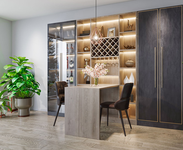 现代轻奢风格-餐厅